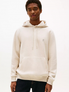 Embroidered Logo Interlock Hoodie