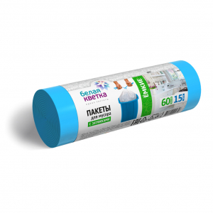 Пакеты для мусора Белая кветка tetex БЕЛАРУСЬ