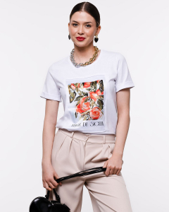 Футболка с шёлковой вставкой FSK120