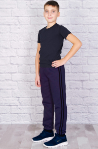 Брюки подростковые, супер-футер (синий)