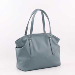 Сумка 655 версаль серо-голубой ФОРМАТ 