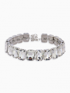 Чокер-колье «Сияние» соло, цвет белый в серебре, 36 см