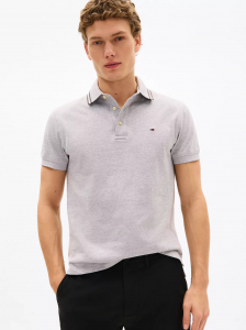 Slim Fit Heathered Polo