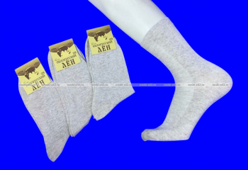 Белорусские носки мужские лён СЕТКА