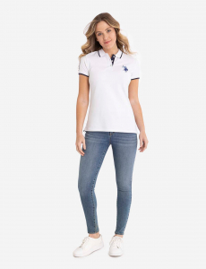 MULTITONAL LOGO SOLID POLO SHIRT