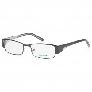 Converse  Men's Grey Rectangular Eyeglasses