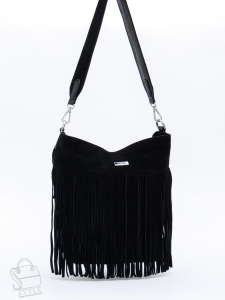 Сумка женская кожаная 91163MSS black Velina Fabbiano-Safenta