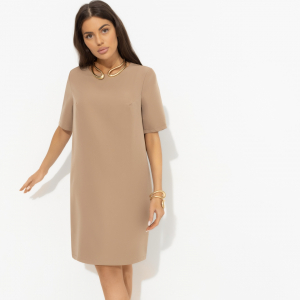 Платье базовое, Виртуальные будни (beige)