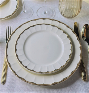 205-931 Набор из 6 тарелок 20,5см ИМПЕРИАЛ ЗОЛОТО в под.уп.(х12)Фарфор