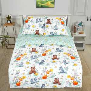 Поплин Колобок (150 см. детский)