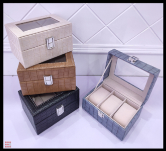 Шкатулка для часов и украшений 3 секции