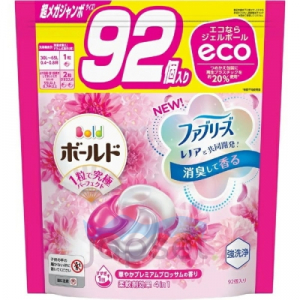 P&G Bold Gel Ball Premium Blossom Капсулы для стирки белья 4 в 1 с кондиционером, цветочный аромат, запасной блок, 92 шт