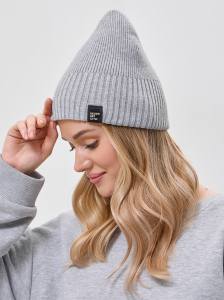 Шапка двойная с кашемиром ESW 25569