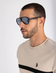 MENS PLASTIC AVIATOR SUNGLASSES