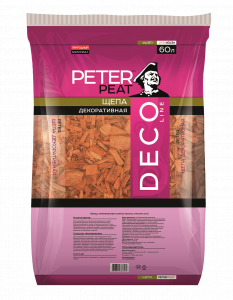 Щепа декоративная коричневая, 60 л, линия Деко