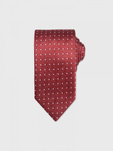 Галстук в мелкий горошек