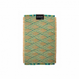 Сервировочная салфетка плетеная ETHNOSTYLE, зеленая