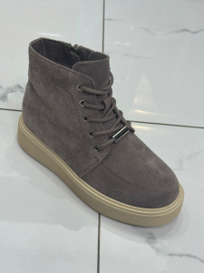 Absent / Ботинки 22 натуральная замша беж зима