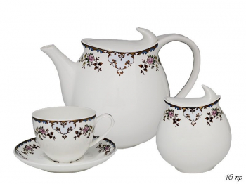 214-001 Чайный сервиз 16пр. 250 мл в под.уп.(х2)Фарфор