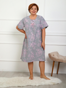 Мариам - сорочка серый