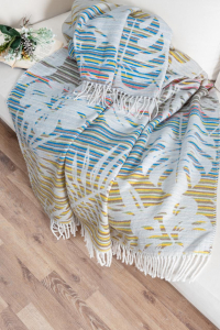 Плед EFOR LEAVES (JS24114B) 200*220 ЕВРО