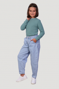 Лойс - лонгслив мята