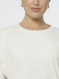 Блуза из вискозного трикотажа