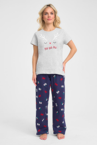 Набор: брюки жен и фуфайка(футболка) Tremy F цветной Pajamas, 0420243010