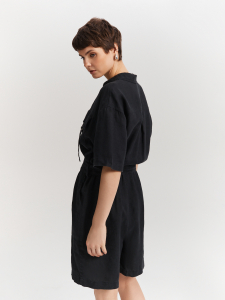 Льняной комбинезон