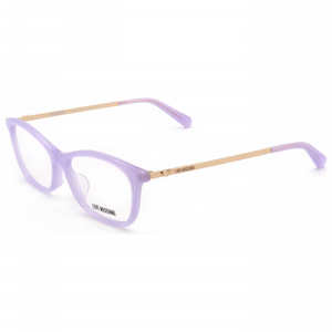 Moschino  Love Women's Purple Rectangular Eyeglasses