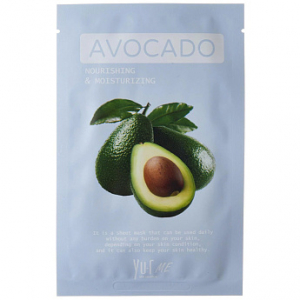 Маска для лица с экстрактом авокадо YU.R ME Avocado Sheet Mask