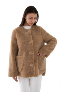 Жакет меховой Джулия шоколад