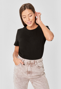Футболка(Фуфайка) жен. Bridget 11 черный S/S Top