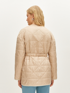 Куртка стеганная с поясом