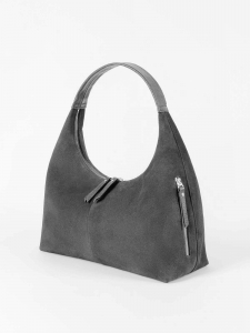 Женская кожаная сумка Richet 3197LNC 744763 Серый