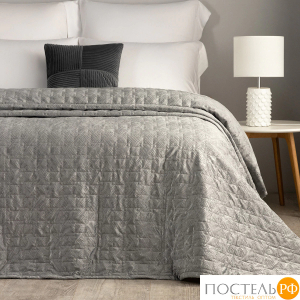 CASSIA ВЕНУА беж.-сер. Покрывало 240х260, 1 пр., 100% полиэстер