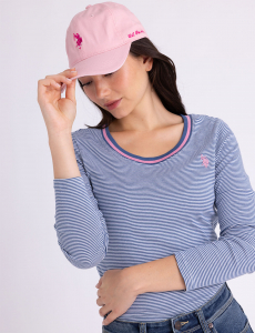WOMENS TWILL MULTI-TONAL CENTER LOGO HAT