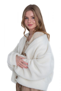 Кардиган КОРОТКИЙ ТЕДДИ ваниль