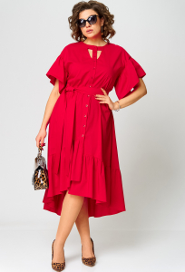Платье EVA GRANT 7303-1 красный