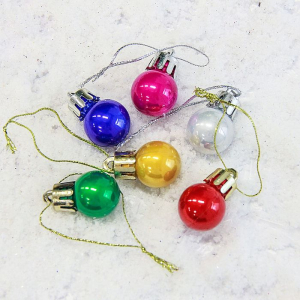 Набор шаров пластик d-1,7 см, 24 шт 