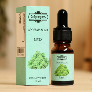 Эфирное масло «Мята», удобный дозатор, 10 мл, «Добропаровъ»