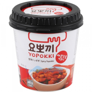 Yopokki Рисовые Токпокки в остро сладком соусе, 140 гр