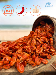 Креветки сушеные с перцем чили и паприкой 250 г