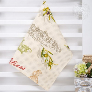 Полотенце кухонное из рогожки 