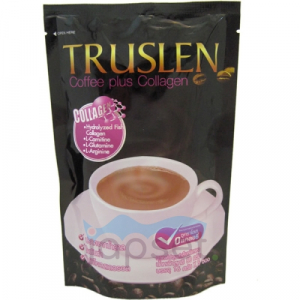 Truslen Cofee Plus Collagen Напиток кофейный Труслен Кофе Плюс Коллаген (5 стиков по 16гр.), 80 гр