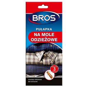 BROS — клеевая ловушка-домик для отлова одежной моли с феромоном