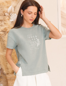 Футболка из премиального хлопка с авторским принтом