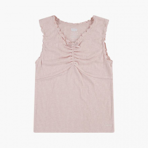 Bow Purl Edge Tank Top Big Girls S-xl