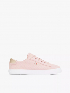 Metallic Heel Canvas Sneaker