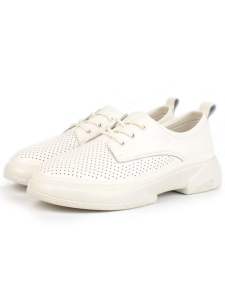 03-PDXL140-5 BEIGE Кроссовки женские (натуральная кожа)
